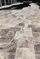 Silver Travertine Pavers