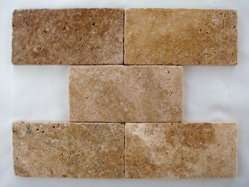 Size: 4 x 8,
Color: Noce,
Finish: Tumbled