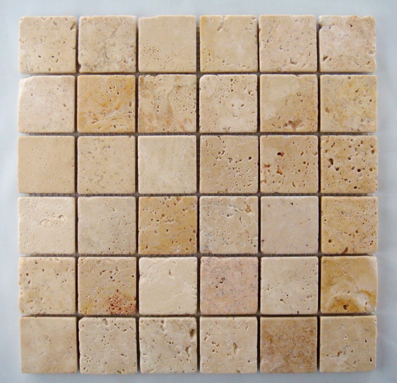 Size: 2 x 2,
Color: Ivory Classic,
Finish: Tumbled