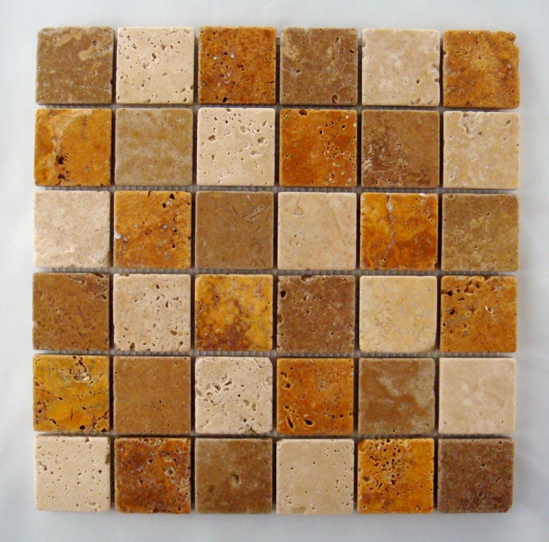 Size: 2 x 2,
Color: Multi Color,
Finish: Tumbled